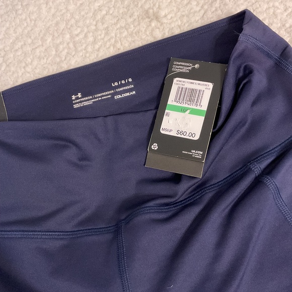 UNDER ARMOUR COLDGEAR COMPRESSION HIGH RISE LEGGING LARGE NWT - Picture 4 of 4